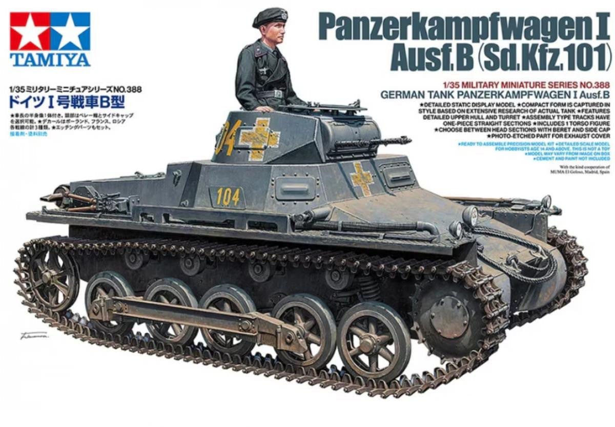 Tamiya 1/35 Panzer I Ausf.B 35388